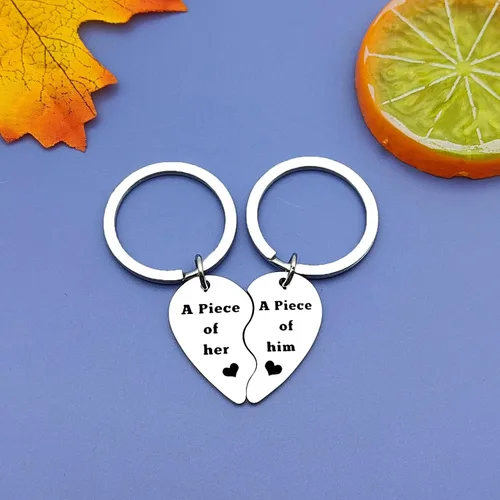 Vista 2 de Llavero de regalo para pareja, novio, novia, marido, esposa, regalo de cumpleaños, día de San Valentín, regalo para novio, marido, aniversario