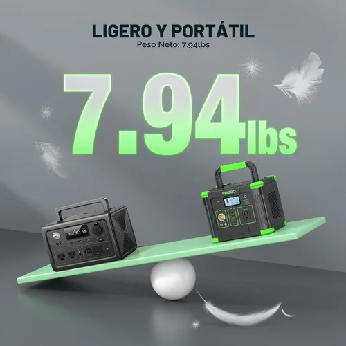 Vista 6 de GRECELL Generador solar portátil de la central eléctrica 330W 288Wh para Verde