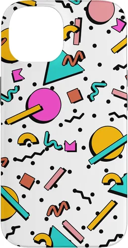 Vista 4 de Vintage Geometría Forma Patrón Retro 80s 90's Nostalgia Case para iPhone 17