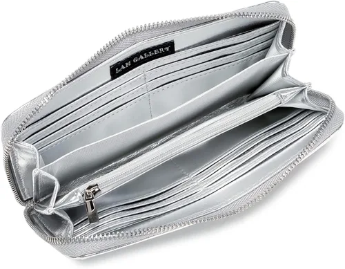 Vista 4 de Lam Gallery Cartera brillante con purpurina para fiestas de boda