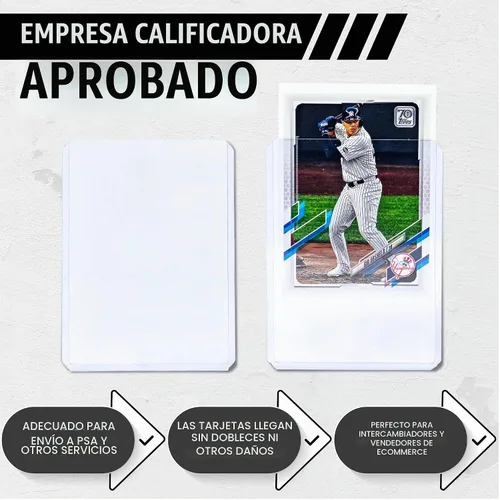 Vista 4 de Platinum Protectors Tarjetero de alta calidad para tarjetas coleccionables de 35 puntos de 3 x 4 pulgadas (paquete de 25)