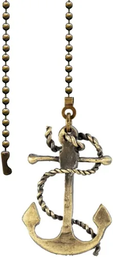 Vista 7 de Extensor de cadena de bola ámbar, conector de cadena de ventilador de techo de 12 pulgadas