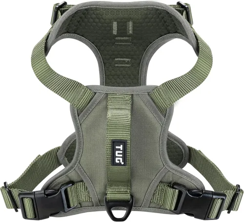 Vista 11 de Arnés para Perro TUG Grab Correa de Tráfico Integrada con Imán Adjunto para Control Rápido (Pequeño/Negro)