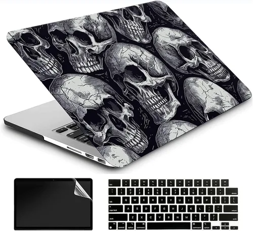 Vista 17 de Funda para MacBook Air de 15 pulgadas A3241 A3114 A2941 (versión 2023 2024 2025) – Carcasa rígida protectora a presión para MacBook Air de 15.3