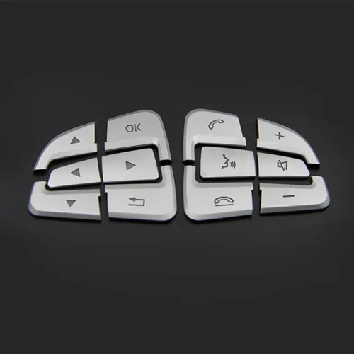 Vista 2 de Riloer Kit de decoración para el interior del automóvil compatible con Mercedes Benz GLA CLA GLS GLE CLS SL A B estilo flecha
