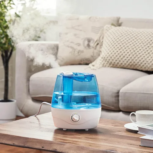 Vista 2 de Humidificadores de Niebla Fría para Dormitorio - Depósito de Agua de 2.2L, para Bebé, Oficina, Vaporizador de Aire Ultrasónico Silencioso, Nivel
