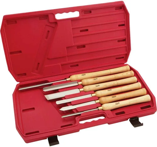 Vista 4 de Steelex Plus D2304 Deluxe HSS Juego de cinceles para torno de 6 piezas