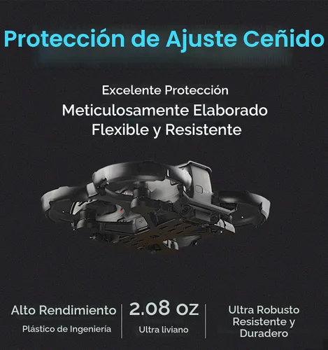 Vista 3 de Generic AVATA 2 Drone Propeller Guard Protector de 360 grados, para DJI AVATA2 Funda protectora de parachoques, antigolpes y antiarañazos