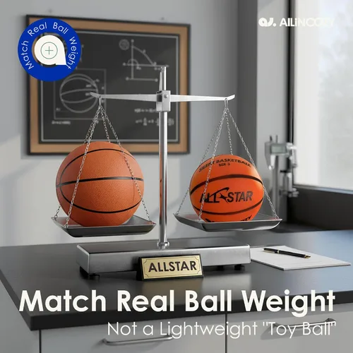Vista 3 de Baloncesto silencioso con peso, baloncesto sin aire de espuma suave, rebote alto, pelota de entrenamiento sin ruido, embalaje de regalo, seguro