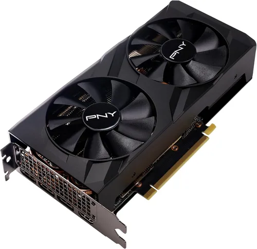 Vista 3 de PNY Tarjeta gráfica GeForce RTX™ 3050 de 8 GB Verto Dual Fan