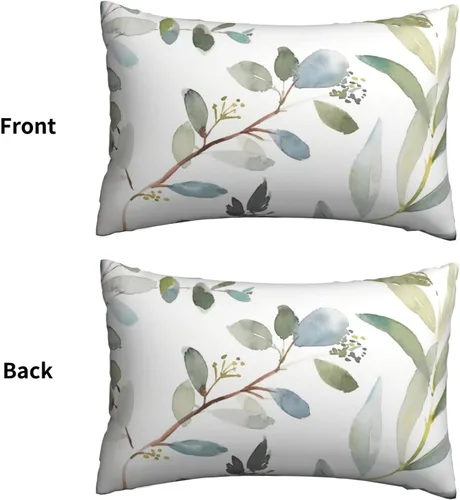 Vista 2 de Funda de almohada de caballos con múltiples capas de caballos florales, tamaño Queen, funda de almohada suave de 20 x 30 pulgadas, duradera