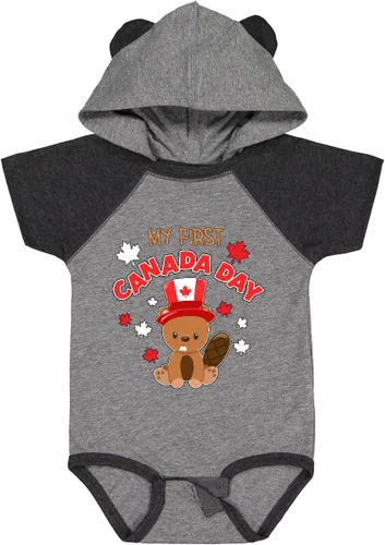 Vista 31 de inktastic My First Canada Day Baby Bodysuit