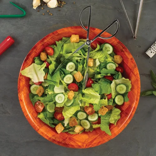 Vista 2 de Winco WWB-10 Wooden Woven Salad