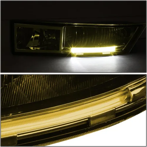 Vista 2 de DNA MOTORING FL-ZTL-258-AM Ensamblaje de luz antiniebla para conductor y pasajero Mejora la visibilidad