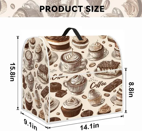 Vista 5 de Cubierta antipolvo de cocina compatible con batidora de pie de 4.5 Postre