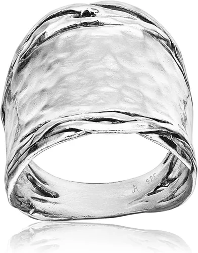 Vista 5 de JEAN RACHEL JEWELRY Anillo de plata de ley 925, aspecto antiguo, hipoalergénico, sin níquel ni plomo, colección de diseñador artesanal hecha a mano