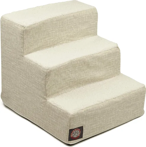 Vista 19 de Majestic Pet - Escaleras portátiles para mascotas suave escalón de espuma de sherpa escalones para perros y gatos rampa para cachorros