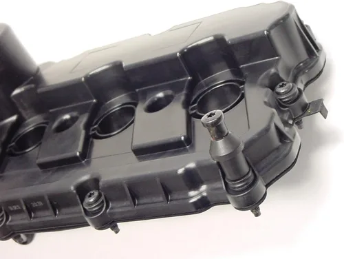 Vista 3 de Volkswagen 07K-103-469-L tapa de válvulas para 5 cilindros de 2.5 l con tornillos y junta
