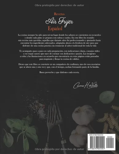 Vista 2 de Recetas Air Fryer Español Vol.2 Cookbook de recetas saludables para comer sano, en familia y preparar recetas fáciles y sin aceite. Incluye 30