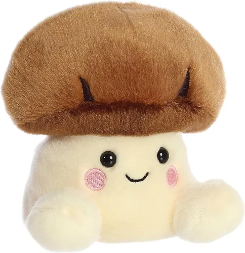 Vista 2 de Aurora® Adorable Palm Pals™ Umami Shiitake Mushroom™ - Juego de bolsillo - Diversión coleccionable - Marrón 5 pulgadas