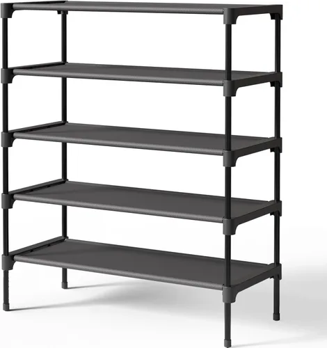 Vista 5 de Kitsure Zapatero – Estante no tejido para zapatos, organizador de zapatos para armario, entrada, garaje y pasillo, estantes apilables para zapatos