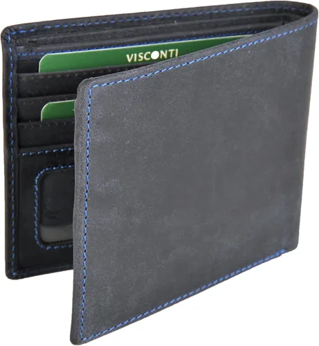Vista 4 de Hunter 707 - Cartera delgada para identificación y tarjetero en cuero envejecido