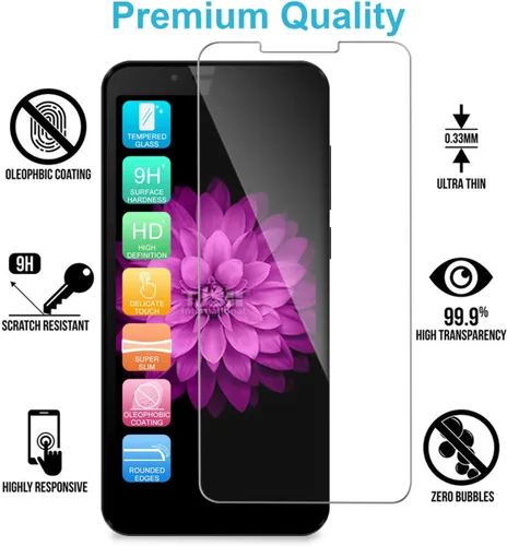 Vista 8 de TJS Funda compatible con Schok Volt SV55 SV55216, con protector de pantalla de vidrio templado, anillo de metal, soporte magnético, función atril