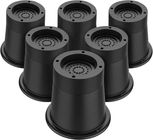 Vista 11 de ANNKUT Elevador de Cama de 1 Pulgada de Alta Resistencia, Elevador Redondo de Muebles para Cama, Escritorio, Mesa, Sofá, Soporte de Cama, Soporte