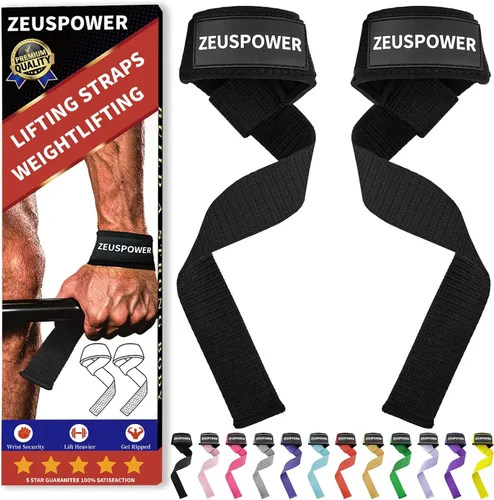 Vista 20 de Lifting Straps Wrist Straps for Weightlifting Gym Straps Weight Lifting Deadlift Workout Women Men Dumbbell Straps for Hand RDL Strap Exercise