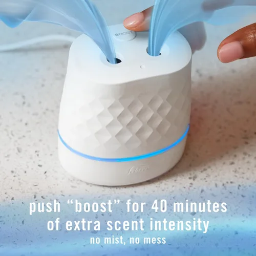 Vista 20 de Febreze Plug Scent Booster Dispositivo de Fragancia Continua Difusor de Aceite + Ambientador Enchufable Compatible, Repuestos de Aceite Perfumado