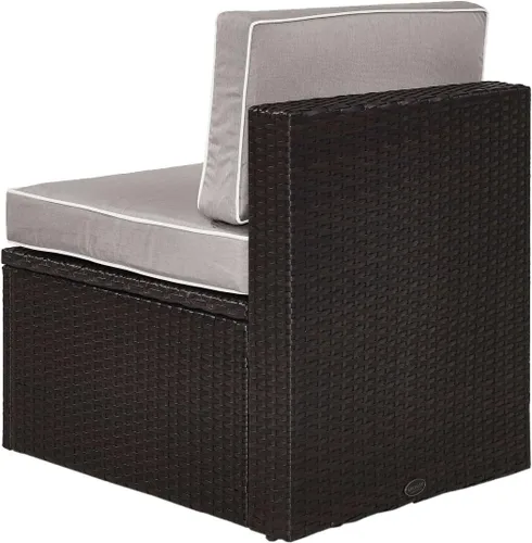 Vista 5 de Crosley Furniture Palm Harbor - Silla seccional para exteriores sin brazos, sillas de mimbre para patio, porche, terraza, patio trasero