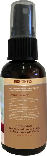 Vista 2 de Organa Crystalline Nano Colloidal Silver Spray - 30 PPM - Botella de spray de 2 onzas