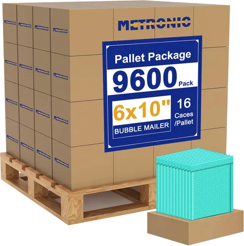 Vista 53 de Metronic Sobres de burbujas de 6 x 10 pulgadas, paquete de 100 sobres Azul