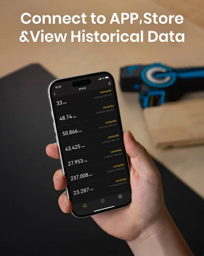 Vista 15 de ACEGMET Cinta métrica digital de 12 pies con medidor de distancia láser
