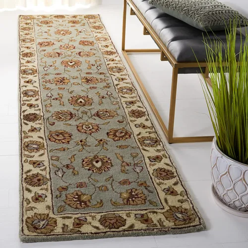 Vista 11 de SAFAVIEH Total Performance Collection - Alfombra decorativa, 2 x 3 pies, marrón y marfil, oriental, enganchada a mano, no desprende pelusa