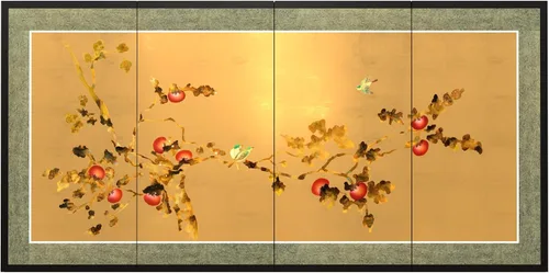 Vista 9 de Oriental Furniture - Hoja de oro de bambú de 18 pulgadas de alto