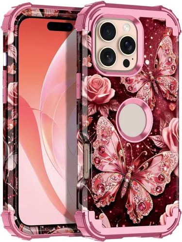 Vista 44 de Rancase Funda para iPhone 11, tres capas de alta resistencia a prueba de golpes, protección de plástico duro + funda protectora de goma de silicona