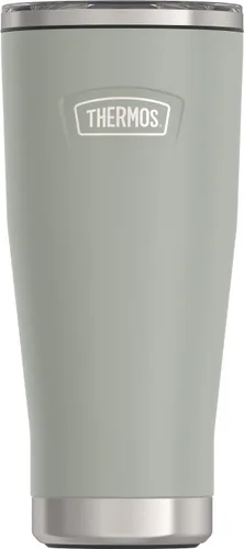 Vista 5 de THERMOS ICON SERIES, vaso de acero inoxidable con cierre deslizante, 18 onzas, carmesí