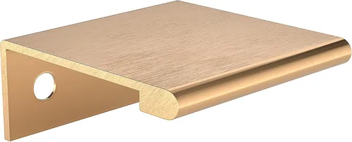 Vista 41 de Richelieu Hardware BP98982510 Lincoln Collection 1 pulgada (25 mm) de centro a centro Manija de tirador de borde de gabinete y cajón de aluminio