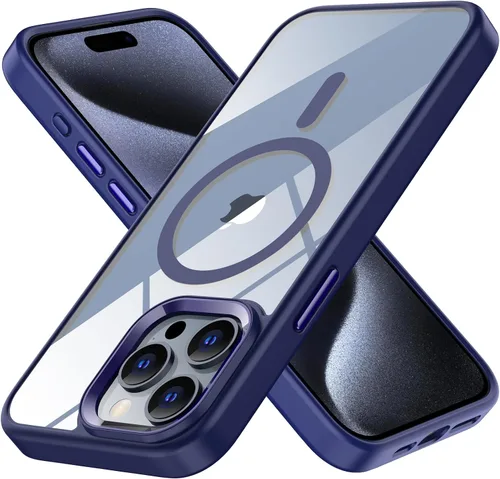 Vista 17 de Funda magnética para iPhone 12 Pro Max, compatible con MagSafe, [protección contra caídas de grado militar] TPU suave y transparente para iPhone 12