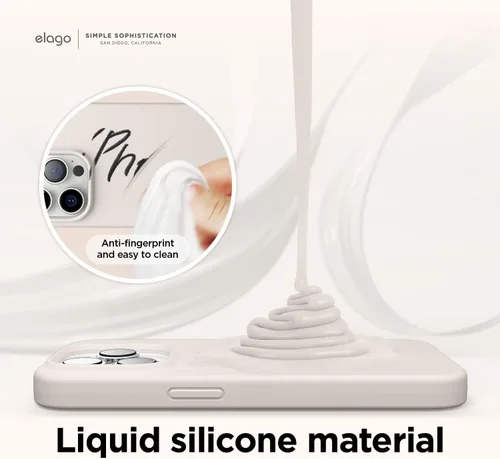 Vista 4 de elago [Paquete] Funda de silicona compatible con iPhone 14 Pro Max y funda transparente compatible con AirPods Pro de 2ª