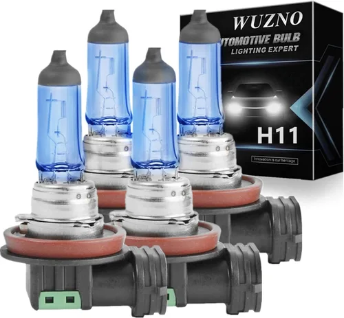 Vista 8 de Bombilla halógena H1 para faros delanteros/luces antiniebla, 12 V, 55 W, blanca, 5000 K, 64150, 12258, repuesto de bombillas para faros delanteros