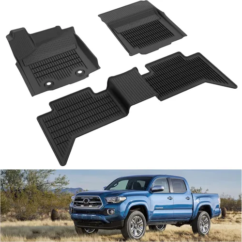 Vista 33 de KIWI MASTER Alfombrilla de maletero de carga para Toyota 4Runner 2010-2024, repuesto OEM PT218-89112 para todo tipo de clima, forro de maletero TPE