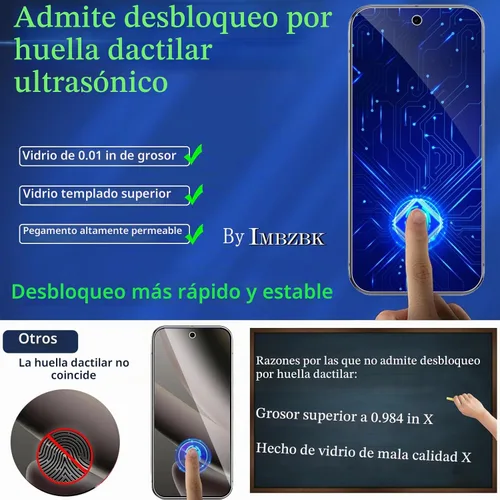 Vista 5 de IMBZBK [Eliminación automática de polvo] Paquete de 3 protectores de pantalla para Google Pixel 10 Pro [compatible con fundas de teléfono], 3