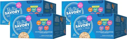 Vista 11 de Tiki Dog® Savory Paquete variado, tazas de 3 onzas (10 unidades)
