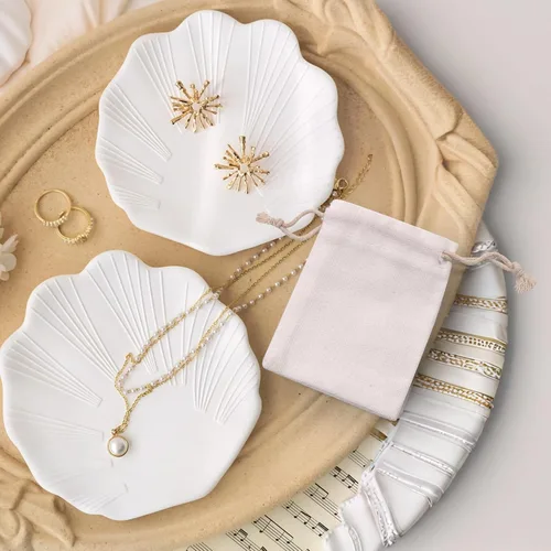 Vista 7 de SumDirect 20 bolsas de muselina de algodón, bolsas de regalo ligeras blancas transpirables con cordón, bolsas de almacenamiento reutilizables