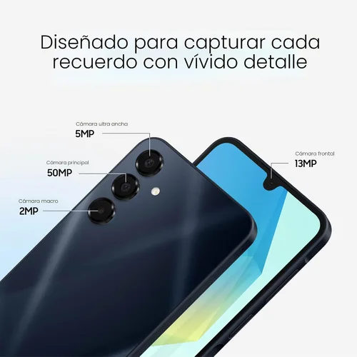 Vista 3 de Samsung Teléfono celular Galaxy A16 5G de 128 GB, teléfono inteligente Android desbloqueado, pantalla AMOLED grande, diseño duradero, carga súper