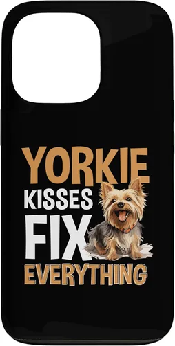 Vista 10 de Funda para iPhone 13 Pro Max Yorkshire Terrier Dog Yorkie - Yorkie kisses arreglar todo
