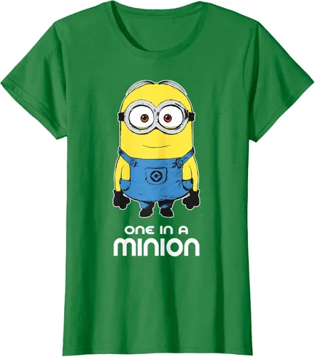 Vista 43 de Despicable Me Camiseta estampada Minions Bob One in A Minion Negro