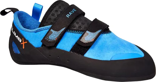 Vista 7 de CLIMBX Zapato de escalada con correa rave Azul French